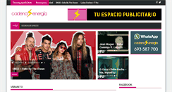 Desktop Screenshot of cadenaenergia.es